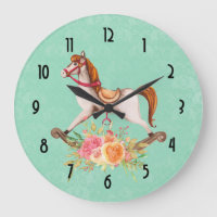 Rocking Horse met Floral Bouquet