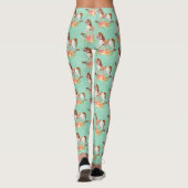  Rocking Horse met Floral Bouquet Leggings (Achterkant)