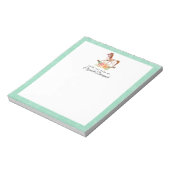  Rocking Horse met Floral Bouquet Notitieblok (Linkerzijde)