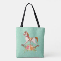 Rocking Horse met Floral Bouquet