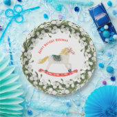 Rocking Horse Notenkraker Ballet Papieren Bordje (Feest)