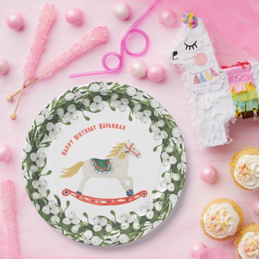 Rocking Horse Notenkraker Ballet Papieren Bordje (Feest)