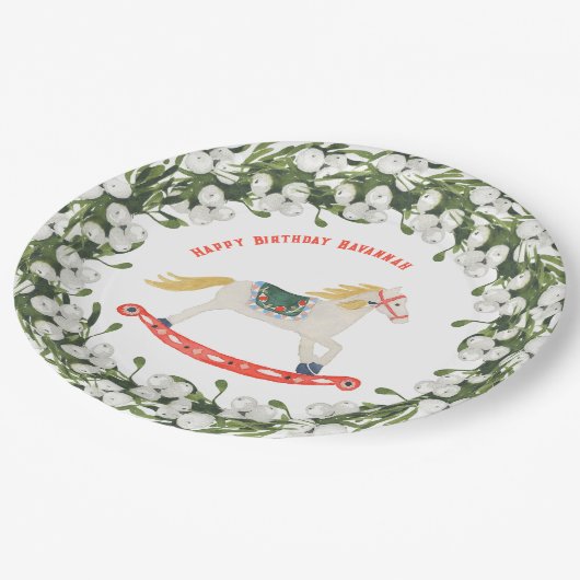 Rocking Horse Notenkraker Ballet Papieren Bordje (Gekanteld)