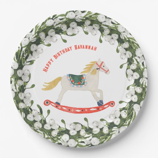 Rocking Horse Notenkraker Ballet Papieren Bordje (Voorkant)