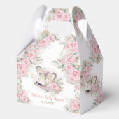  Rocking Horse Pampas Baby Roze Bloemen Bedankdoosjes (Voorkant)