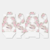  Rocking Horse Pampas Baby Roze Bloemen Bedankdoosjes (Ongevouwen)