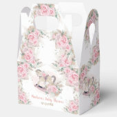  Rocking Horse Pampas Baby Roze Bloemen Bedankdoosjes (Open)