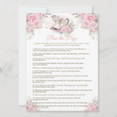 Rocking Horse Pink Pampas Baby Geef het prijzenspe Kaart (Voorkant)