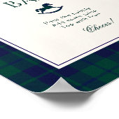  Rocking Horse Plaid Momosa bar Poster (Hoek)