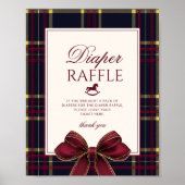 Rocking Horse Polo Plaid Luierverloting Poster (Voorkant)