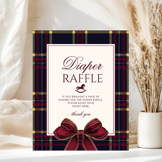 Rocking Horse Polo Plaid Luierverloting Poster