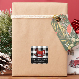 Rocking Horse Pset Holiday Sticker