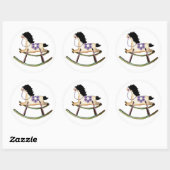 Rocking Horse Ronde Sticker (Vel)