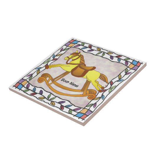 Rocking Horse Tegeltje (Zijkant)