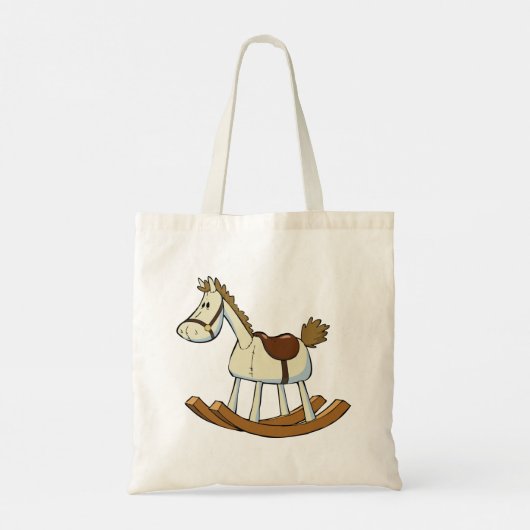 Rocking Horse Tote Bag (Achterkant)