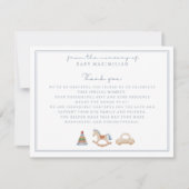 Rocking Horse, van de kwekerij van, bedankt kaart (Voorkant)