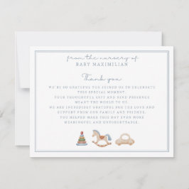 Rocking Horse, van de kwekerij van, bedankt kaart