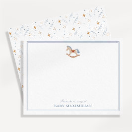 Rocking Horse, van de kwekerij van, bedankt kaart