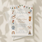 Rocking Horse, wieg mobiel, baby shower Invitatio Kaart