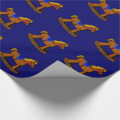 Rocking Horse Wrapping Paper Cadeaupapier (Hoek)