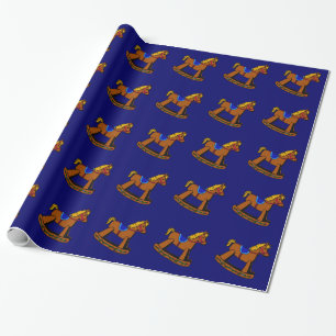 Rocking Horse Wrapping Paper Cadeaupapier
