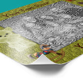 Rocking Horses Teddy Bear Foto Lijst Foto Afdruk (Hoek)