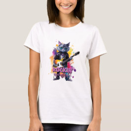 Rocking is mijn Kat T-shirt