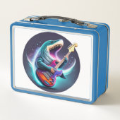 Rocking Megalodon Metal Lunchbox (Achterkant)