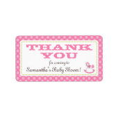 Rocking Paard Meisje TY Label (Voorkant)