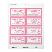 Rocking Paard Meisje TY Label 3 (Full Sheet)