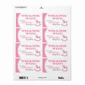 Rocking Paard Meisje TY Label B3 (Full Sheet)