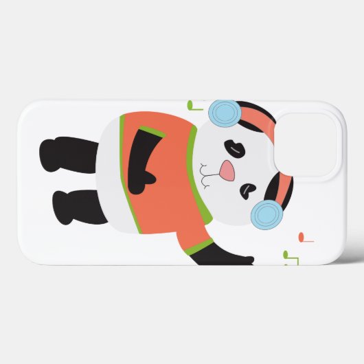 Rocking Panda Beer Case-Mate iPhone Case (Achterkant (horizontaal))