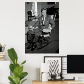ROCKING PRESIDENT KENNEDY 1962 POSTER (Thuiskantoor)