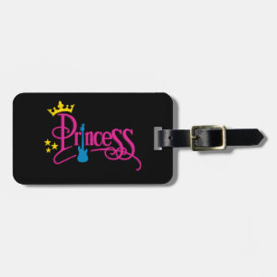 Rocking Princess Bagagelabel