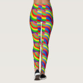 ROCKING RAINBOW SOCK SMALL PATTERNS LEGGINGS (Achterkant)