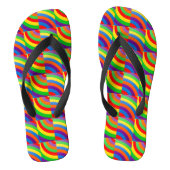 ROCKING RAINBOW SOCK SMALL PATTERNS TEENSLIPPERS (Voetbed)