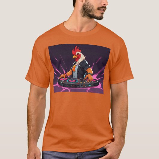 Rocking Rooster friend T-shirt (Voorkant)