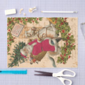 Rocking Santa Tissuepapier (Craft)