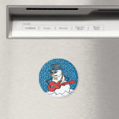 Rocking Snowman Magneet (Insitu (Vaatwasser))