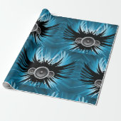 Rocking Speakers Wrapping Paper Cadeaupapier (Uitgerold)