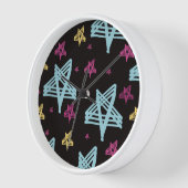 Rocking Stars Roze Blauw Zwart (Hoek)