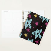 Rocking Stars Roze Blauw Zwart Planner (Display)