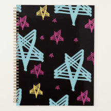 Rocking Stars Roze Blauw Zwart 