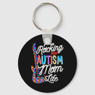 Rocking The Autism Mom Life Autisme Bewustzijn Sleutelhanger