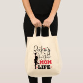 Rocking the Cheer Mom Life Grappig Cheerleading Co Tote Bag (Voorkant (product))