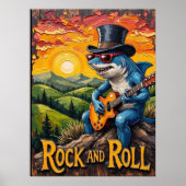 Rocking the Hills beroemd gemaakt door Sunset Beat Poster (Voorkant)