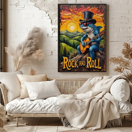 Rocking the Hills beroemd gemaakt door Sunset Beat Poster