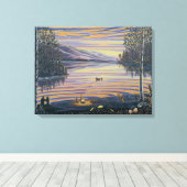 Rocking the Ridge BC Landschapschilderij Print (Insitu (Houten vloer))
