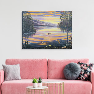 Rocking the Ridge BC Landschapschilderij Print