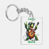 Rocking Turtle Jam Session Sleutelhanger (Voorkant Links)